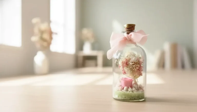 Las botellas florales de cristal: la nueva tendencia en decoración que está transformando los hogares